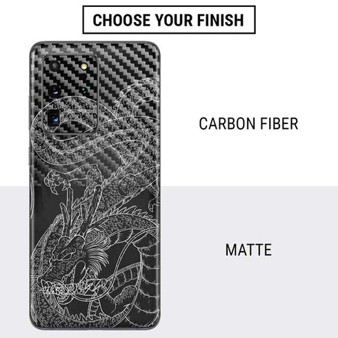Dragon Ball Z Negative Shenron Galaxy S20 Ultra 5G Skin